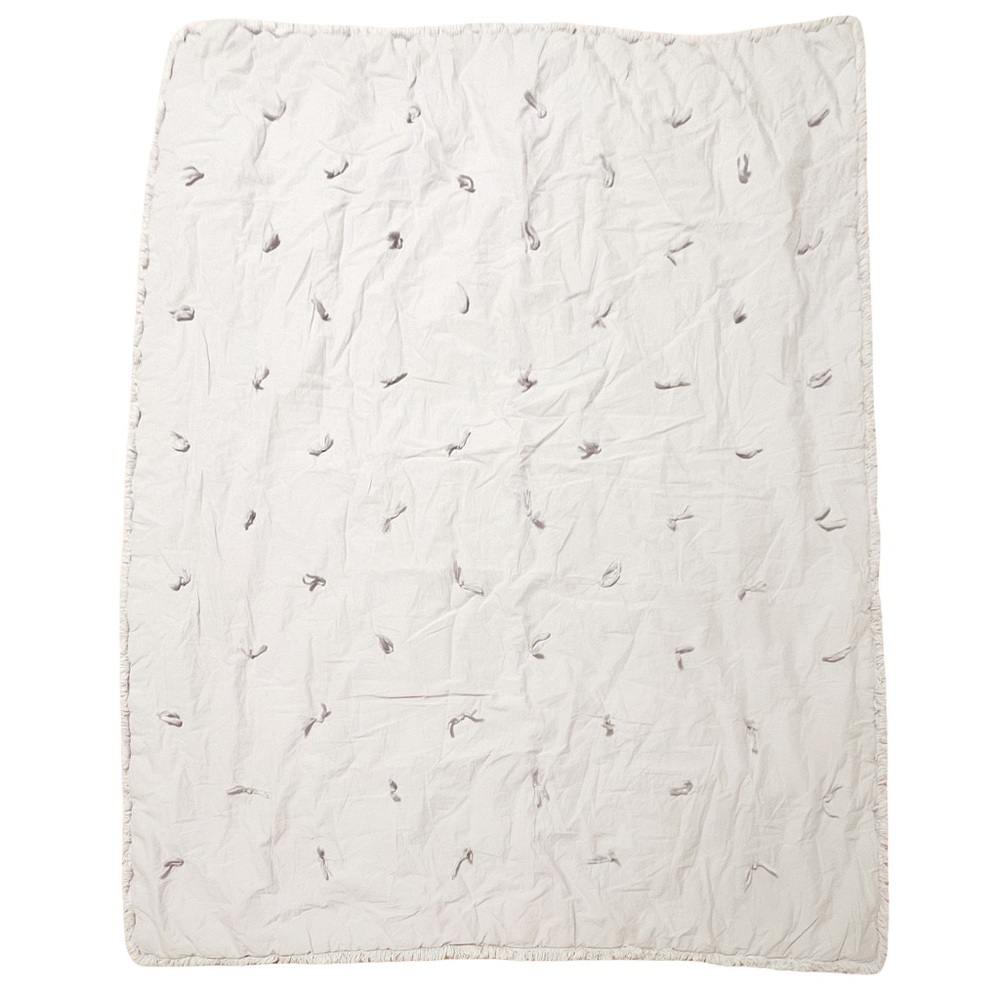 Crate & Kids Light Purple Tassel Toddler Comforter